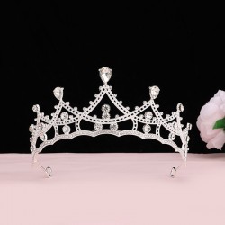 Bride's wedding headwear, wedding dress, crown, Korean-style photo hair accessories, girl's 18th birthday, princess's coming-of-age ceremony crown