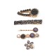 Wholesale of Korean-style cute pearl hair clips, Instagram water diamond hair clips, retro bangs hair clips, and simple heart-shaped hair accessories