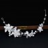 New Korean-style bridal crown headwear and hair accessory set, wedding dress accessories, wedding ornaments, rhinestone set, chain necklace, hair crown