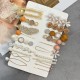 European and American cross-border hair accessories, acetate edge clips, marble, Amazon hair clips, pearl candy color, fashionable hair clips for women's sets European and American cross-border hair accessories, acetate edge clips, marble, Amazon hair clips, pearl candy color, fashionable hair clips for women's sets