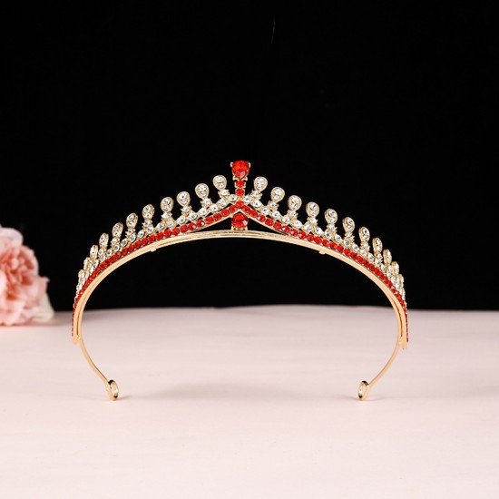 Bridal crown headwear, Korean-style princess birthday crystal crown, eighteen-year-old adult gift, female live-streamer hair accessory wholesale