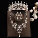New bridal Japanese-Korean style crown headwear, wedding rhinestone crown hair accessory, wedding dress, evening gown, children's birthday accessories New bridal Japanese-Korean style crown headwear, wedding rhinestone crown hair accessory, wedding dress, evening gown, children's birthday accessories