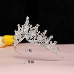 Crown headwear, the same style as the bride's online celebrity's 18th birthday coming-of-age ceremony, princess's birthday crown, fairy performance crown accessory