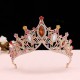 Crown headwear, the same style as the bride's online celebrity's 18th birthday coming-of-age ceremony, princess's birthday crown, fairy performance crown accessory Crown headwear, the same style as the bride's online celebrity's 18th birthday coming-of-age ceremony, princess's birthday crown, fairy performance crown accessory