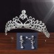Bride's crown headwear, coming-of-age birthday crystal grand crown, Internet celebrity Balo Queen's crown, wedding accessories Bride's crown headwear, coming-of-age birthday crystal grand crown, Internet celebrity Balo Queen's crown, wedding accessories
