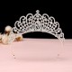 Bride hair accessory, 18-year-old luxurious crystal Korean-style crown, Baroque retro black hair accessory, best friend's birthday gift Bride hair accessory, 18-year-old luxurious crystal Korean-style crown, Baroque retro black hair accessory, best friend's birthday gift