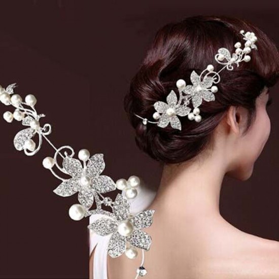 New Korean-style bridal crown headwear and hair accessory set, wedding dress accessories, wedding ornaments, rhinestone set, chain necklace, hair crown New Korean-style bridal crown headwear and hair accessory set, wedding dress accessories, wedding ornaments, rhinestone set, chain necklace, hair crown