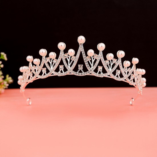 Black Baroque crown headdress for the bride, Korean-style 18-year-old girl's coming-of-age ceremony, birthday princess, best friend crown Black Baroque crown headdress for the bride, Korean-style 18-year-old girl's coming-of-age ceremony, birthday princess, best friend crown