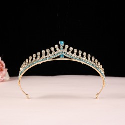 Bridal crown headwear, Korean-style princess birthday crystal crown, eighteen-year-old adult gift, female live-streamer hair accessory wholesale
