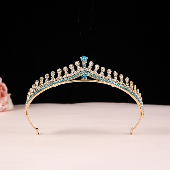 Bridal crown headwear, Korean-style princess birthday crystal crown, eighteen-year-old adult gift, female live-streamer hair accessory wholesale