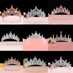 Bridal crown headband and hair accessory, Korean-style 18th birthday coming-of-age gift, crystal crown princess dress and hair accessory