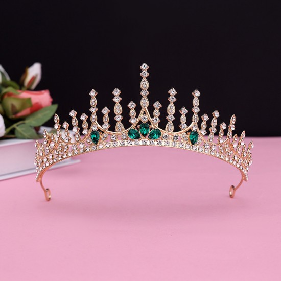 Wholesale of children's crown headwear, new girls' crown crystal hair bands, model catwalk hair accessories and princess hair clips Wholesale of children's crown headwear, new girls' crown crystal hair bands, model catwalk hair accessories and princess hair clips