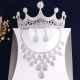 Korean-style simple and fashionable necklaces and earrings, popular two-piece necklace sets, wedding bride accessories, wedding dress accessories wholesale Korean-style simple and fashionable necklaces and earrings, popular two-piece necklace sets, wedding bride accessories, wedding dress accessories wholesale