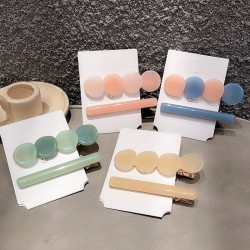 Fairy-like girlish hairpins, forest-like hairpins, side clips, Korean version of Instagram influencer sweet and cute clip headwear