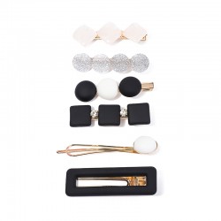 Wholesale of Korean-style cute pearl hair clips, Instagram water diamond hair clips, retro bangs hair clips, and simple heart-shaped hair accessories