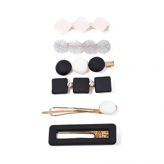 Wholesale of Korean-style cute pearl hair clips, Instagram water diamond hair clips, retro bangs hair clips, and simple heart-shaped hair accessories Wholesale of Korean-style cute pearl hair clips, Instagram water diamond hair clips, retro bangs hair clips, and simple heart-shaped hair accessories
