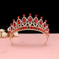 Bridal crown, high-end princess crown, birthday crown headwear, princess-style accessories, super fairy crown for marriage