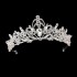 A popular online celebrity, Baroque retro black luxurious crown, bridal headwear, wedding accessories, birthday tiara, 20 years old