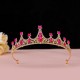 Crown headwear, bride's wedding hair accessory, Korean-style wedding dress accessories, princess birthday crown, adult hair band, rhinestone gift Crown headwear, bride's wedding hair accessory, Korean-style wedding dress accessories, princess birthday crown, adult hair band, rhinestone gift