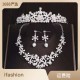 Bridal headwear, veil, wedding hair accessory, wedding dress accessories, wedding ornaments, crown, necklace, three-piece set, Korean style 2021 Bridal headwear, veil, wedding hair accessory, wedding dress accessories, wedding ornaments, crown, necklace, three-piece set, Korean style 2021