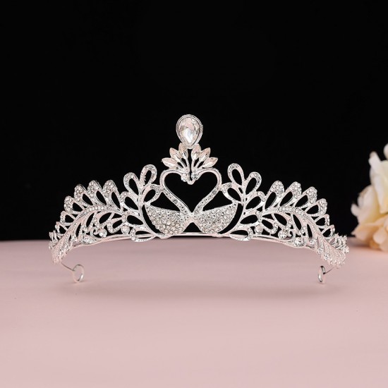 Bride's crown headwear, coming-of-age birthday crystal grand crown, Internet celebrity Balo Queen's crown, wedding accessories Bride's crown headwear, coming-of-age birthday crystal grand crown, Internet celebrity Balo Queen's crown, wedding accessories