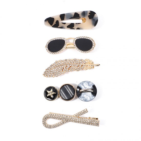 Wholesale of Korean-style cute pearl hair clips, Instagram water diamond hair clips, retro bangs hair clips, and simple heart-shaped hair accessories Wholesale of Korean-style cute pearl hair clips, Instagram water diamond hair clips, retro bangs hair clips, and simple heart-shaped hair accessories