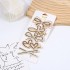 Wholesale of Korean-style cute pearl hair clips, Instagram water diamond hair clips, retro bangs hair clips, and simple heart-shaped hair accessories