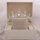Wholesale of black Baroque crown headwear for brides, Korean-style 18th birthday princess crowns for coming-of-age ceremonies Wholesale of black Baroque crown headwear for brides, Korean-style 18th birthday princess crowns for coming-of-age ceremonies