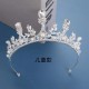 Children's crown headwear, princess, girl's crown, crystal headband, piano performance, catwalk accessories, birthday hair accessories for girls Children's crown headwear, princess, girl's crown, crystal headband, piano performance, catwalk accessories, birthday hair accessories for girls