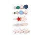 Wholesale of Korean-style cute pearl hair clips, Instagram water diamond hair clips, retro bangs hair clips, and simple heart-shaped hair accessories
