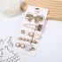 Wholesale of Korean-style cute pearl hair clips, Instagram water diamond hair clips, retro bangs hair clips, and simple heart-shaped hair accessories