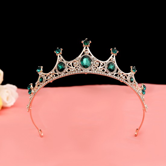Wholesale of black Baroque crown headwear for brides, Korean-style 18th birthday princess crowns for coming-of-age ceremonies Wholesale of black Baroque crown headwear for brides, Korean-style 18th birthday princess crowns for coming-of-age ceremonies