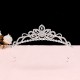 Children's crown headwear, princess girl crown, crystal headband, pink Frozen, children's birthday hair accessory Children's crown headwear, princess girl crown, crystal headband, pink Frozen, children's birthday hair accessory