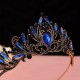 Baroque retro black luxurious crown bridal headwear, wedding dress, 18th birthday girl's crown cake, crown Baroque retro black luxurious crown bridal headwear, wedding dress, 18th birthday girl's crown cake, crown
