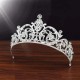 A three-piece crown headwear set for a bride's wedding, a super ethereal Korean-style wedding dress, a grand headwear, and a crown for a girl's 18th birthday A three-piece crown headwear set for a bride's wedding, a super ethereal Korean-style wedding dress, a grand headwear, and a crown for a girl's 18th birthday