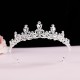 Crown New performance children's catwalk bridesmaid birthday party Headband Hair accessory Bride headwear high-end crystal crown