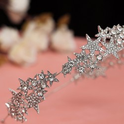 Fairy water Diamond Leaf Hair band, hair tie, Forest-style super fairy-like face, small head band, versatile for going out, simple pressing method hair clip
