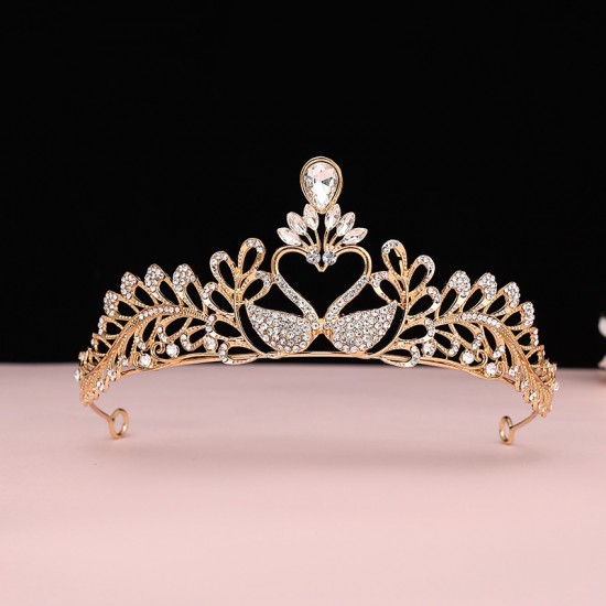 Bride's crown headwear, coming-of-age birthday crystal grand crown, Internet celebrity Balo Queen's crown, wedding accessories Bride's crown headwear, coming-of-age birthday crystal grand crown, Internet celebrity Balo Queen's crown, wedding accessories