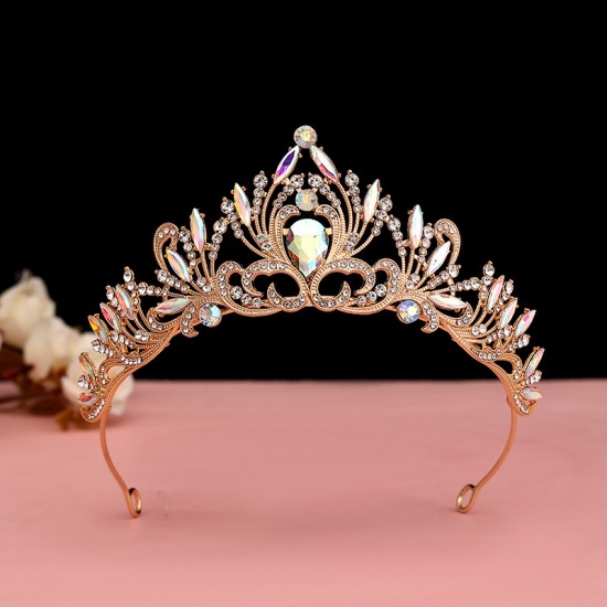 Baroque retro black luxurious crown bridal headwear, wedding dress, 18th birthday girl's crown cake, crown Baroque retro black luxurious crown bridal headwear, wedding dress, 18th birthday girl's crown cake, crown
