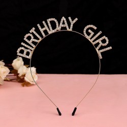Happy Birthday Bestseller! Women's water diamond high-end pressure-sensitive hair, party and gathering atmosphere, photo outfit, Korean-style hairpin headband.
