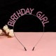 Happy Birthday Bestseller! Women's water diamond high-end pressure-sensitive hair, party and gathering atmosphere, photo outfit, Korean-style hairpin headband. Happy Birthday Bestseller! Women's water diamond high-end pressure-sensitive hair, party and gathering atmosphere, photo outfit, Korean-style hairpin headband.