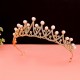 Black Baroque crown headdress for the bride, Korean-style 18-year-old girl's coming-of-age ceremony, birthday princess, best friend crown Black Baroque crown headdress for the bride, Korean-style 18-year-old girl's coming-of-age ceremony, birthday princess, best friend crown