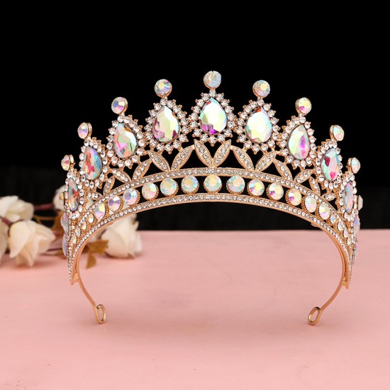 Bridal crown, high-end princess crown, birthday crown headwear, princess-style accessories, super fairy crown for marriage Bridal crown, high-end princess crown, birthday crown headwear, princess-style accessories, super fairy crown for marriage