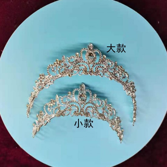 Children's crown headwear, princess, girl's crown, crystal headband, piano performance, catwalk accessories, birthday hair accessories for girls Children's crown headwear, princess, girl's crown, crystal headband, piano performance, catwalk accessories, birthday hair accessories for girls