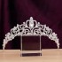 Bride's crown, Korean-style wedding hair accessory, princess's grand birthday crown, 18-year-old adult girl's gift headwear, super ethereal