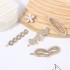 Wholesale of Korean-style cute pearl hair clips, Instagram water diamond hair clips, retro bangs hair clips, and simple heart-shaped hair accessories