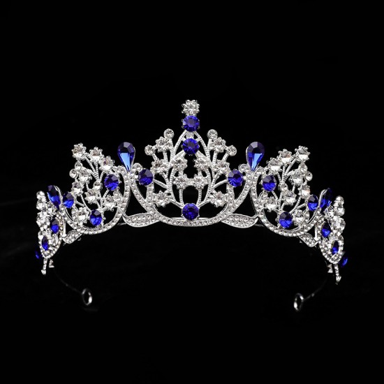 New children's water diamond alloy large crown handcrafted accessories, grand wedding dress style hair accessories, golden dress crown New children's water diamond alloy large crown handcrafted accessories, grand wedding dress style hair accessories, golden dress crown