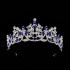 New children's water diamond alloy large crown handcrafted accessories, grand wedding dress style hair accessories, golden dress crown