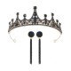 Crown headwear, bride's wedding hair accessory, Korean-style wedding dress accessories, princess birthday crown, adult hair band, rhinestone gift Crown headwear, bride's wedding hair accessory, Korean-style wedding dress accessories, princess birthday crown, adult hair band, rhinestone gift