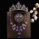 The 2022 new three-piece wedding crown and headwear for brides, the grand crown and headwear accessories, exude an ethereal and high-end charm The 2022 new three-piece wedding crown and headwear for brides, the grand crown and headwear accessories, exude an ethereal and high-end charm